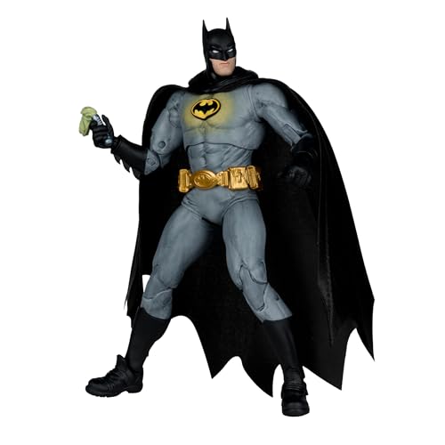 Batman Figura Coleccionista de 7 Pulgadas DC Multiverse con Detalles de Escultura de Alta Fidelidad