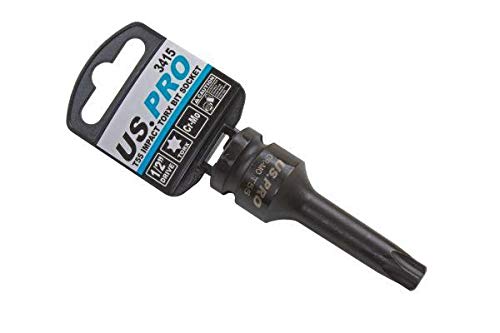 US PRO Tools 1/2" DR Impact Torx Bit Socket T55 X 78MM 3415