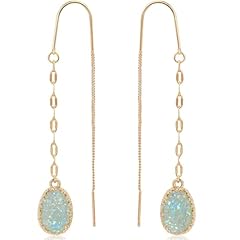 Gold - Aqua Glitter Stone