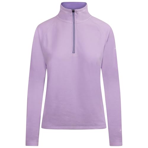 Trespass Womens Fleece Jacket Skylar - Microfleece, Airtrap, 1/2 Zip Neck, Contrast Inner Collar and Trims, Knitted, 100% Polyester