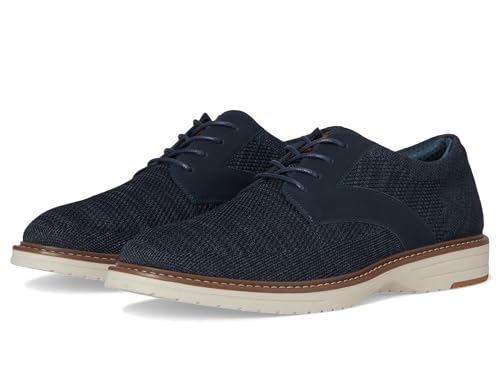 Nunn Bush Men's Griff Plain Toe Oxford Lightweight and Comfortable for All Occasions Knit Lace Up