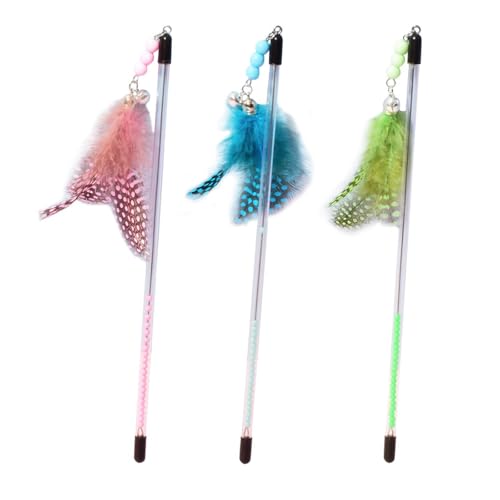 Enakshi-Cat-Feather-Toy-Portable-Training-Toy-Cat-Teaser-Stick-for-Kitty-Cats-Indoor-PinkPet-Supplies-Cat-Supplies-Toys