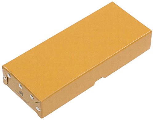 Etranger di Costa Rica CUO-PC-05 Pen Case, Box Shape, Cuoio, Yellow