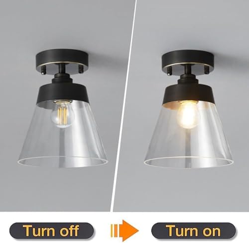 Lámparas de techo modernas para iluminar y decorar la entrada y el pasillo de tu casa 5