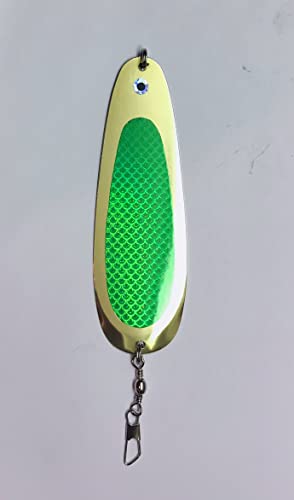 Montana Tackle Company Kokanee Dodger: Green Prism/Brass