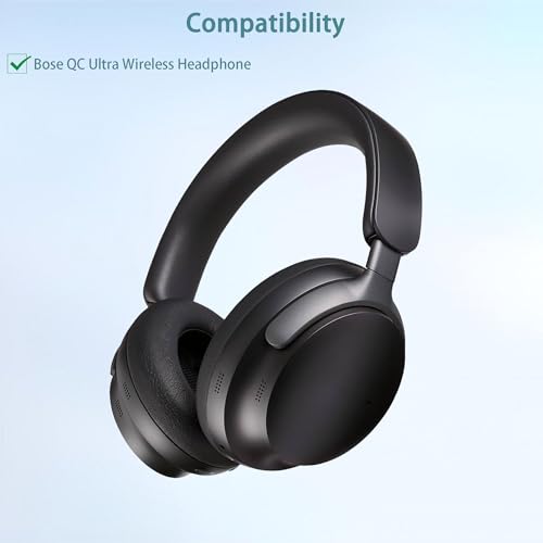QC Ultra Ear Pads Replacement, HAIZEEN Funda para almohadillas Compatible con Bose QuietComfort Ultra QC Ultra Auriculares inalámbricos Reemplazo de cubiertas de almohadillas miniatura 2