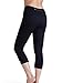 Zaggora High Rise Hotpants 3.0 Slimming Capri, Black, Small