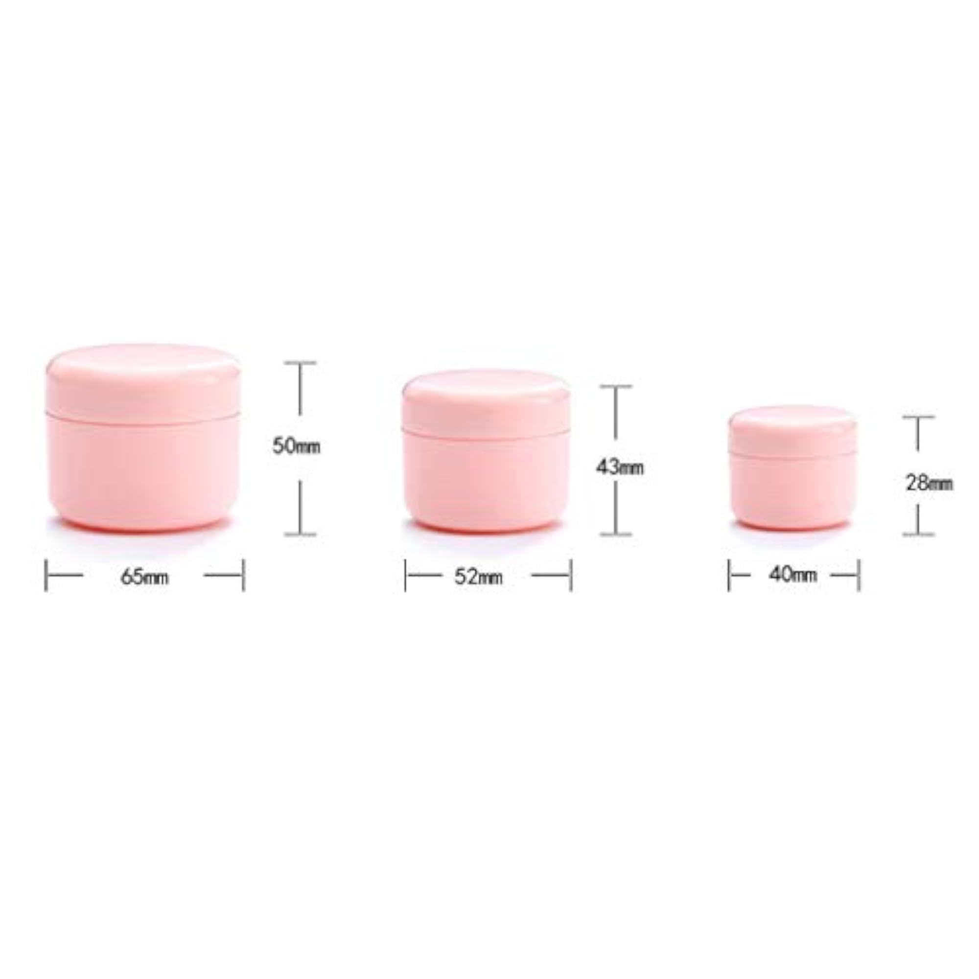 Refillable PVC Empty Face Cream Cosmetic Container with Lid