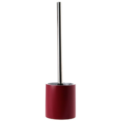 Gedy Yu33-53 Yucca Brush Holder, 2" L X 3.51" W, White, Ruby Red #TOP6