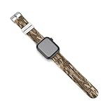 Deer Camouflage Hunting Soft Silicone Strap Smartwatch Band Compatible with IWatch Series 11 10 9 Ultra SE 8 7 6 5 4 3 38mm/40mm