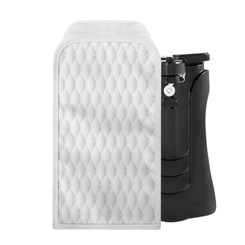 Mintulipy White Pattern Electric Can Opener Dust Cover Dust and Fingerprint Protection Machine Washable Dust and Stain Protection