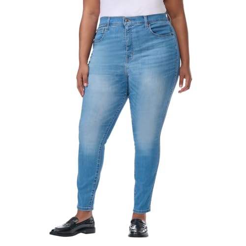 KIRKLAND Signature Women's High-Rise Skinny Jeans, Cotton Blend, 28-inch Inseam4