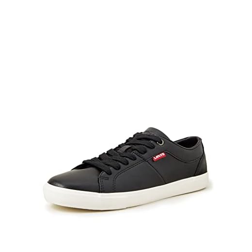 Levis Damen Woods W Sneaker, 39 EU, regular Black