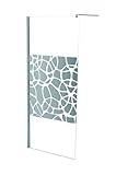 Dimensions optimales pour un confort d'utilisation : Avec des dimensions de H200xL80 cm, la paroi ONDEE est idéale pour les douches de taille standard. Sa conception sans seuil facilite l'accès, rendant la douche plus confortable pour tous les utilisateurs, y compris les personnes à mobilité réduite, tout en ajoutant une touche de sophistication à votre salle de bain.