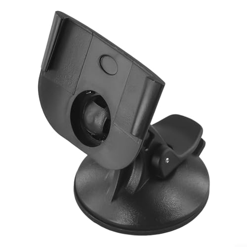 Soporte de ventosa GPS para dispositivos TomTom V2, V3, 2ª y 3ª edición, cabezal giratorio de 360°, montaje en parabrisas o salpicadero, construcción de plástico negro