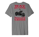 Funny Old Man Midlife Crisis Motorcycle Bike Biker Rally Premium T-Shirt