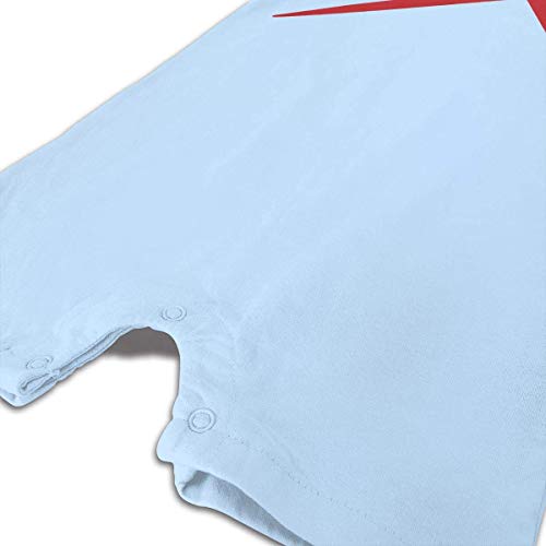 SDHEIJKY Baby Short Sleeve Bodysuit, Ironworker Crossed Tools Baby Boys Girls Onesie Clothes Sky Blue