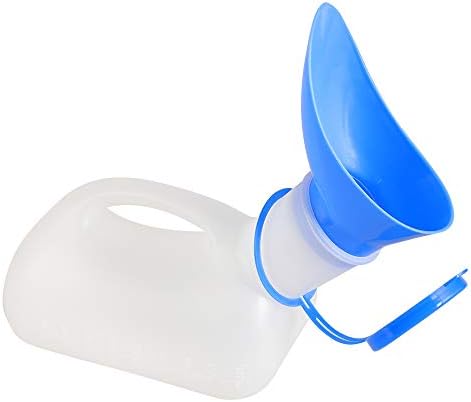 Unisex Urinal, Portable Toilet Urinal for Men and Women, Pee Bottle with a Lid and Funnel for Elderly Kids and Patients for Camping Outdoor Travel Riss