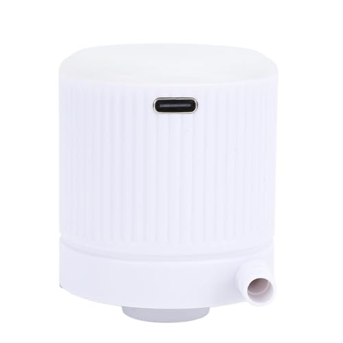 Mini Air Pump for Inflatables, 3.5kpa 38000RPM Tiny Portable Ultra Mini Air Pump with 1400mAh Battery, Quick Inflate Deflate for Pool Floats Air Bed Mattress, with Camping Light