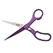 JAM PAPER Multi-Purpose Precision Scissors - 8 Inch - Purple - Ergonomic Handle & Stainless Steel Blades - Sold Individually