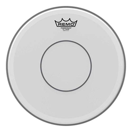 Remo P7-0113-C2- Powerstroke 77 Coated Snare Drumhead-Top Clear Dot thumb #1