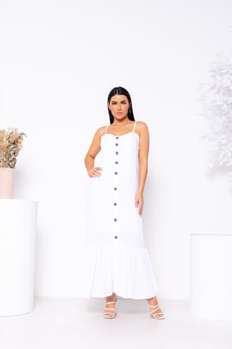 Vestido Longo Feminino Elegante com Bojo e Elástico nas Costas: Perfeito para Casual, Festa e Mais -