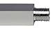 ALFI brand AB8SC-BN 8-Inch Square Ceiling Mounted Shower Arm for Rain Shower Heads, Brushed Nickel