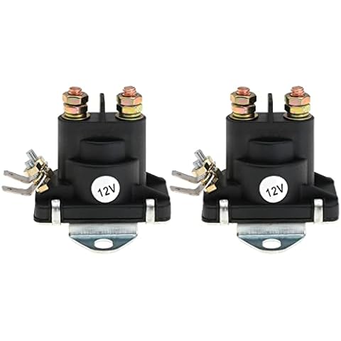 12V Starter Solenoid Tilt Trim Relay Replace 89846070 8994318 8996158 8996158T 89818864T for Mercury & Mariner Outboards for MerCruiser 2.0 3.0 4.3 5.0 35Hp-275 HP 2PCS Cover