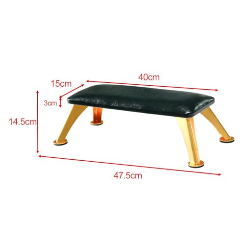 Repose-main pour manucure Sharplace noir et doré, oreiller de table pour salon de manucure - 5