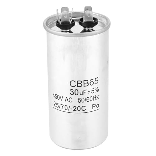 Condensateur CBB65 30UF 450V, pièce de rechange haute résistance pour moteur industriel