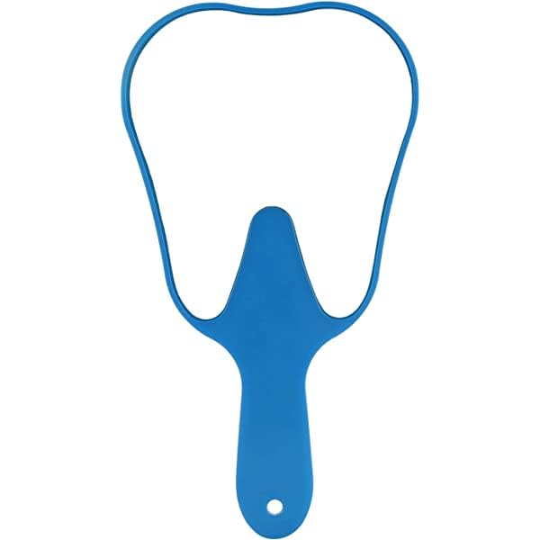 Tooth Shape Mirror with Plastic Handle Pack of 5 Piece-image-38