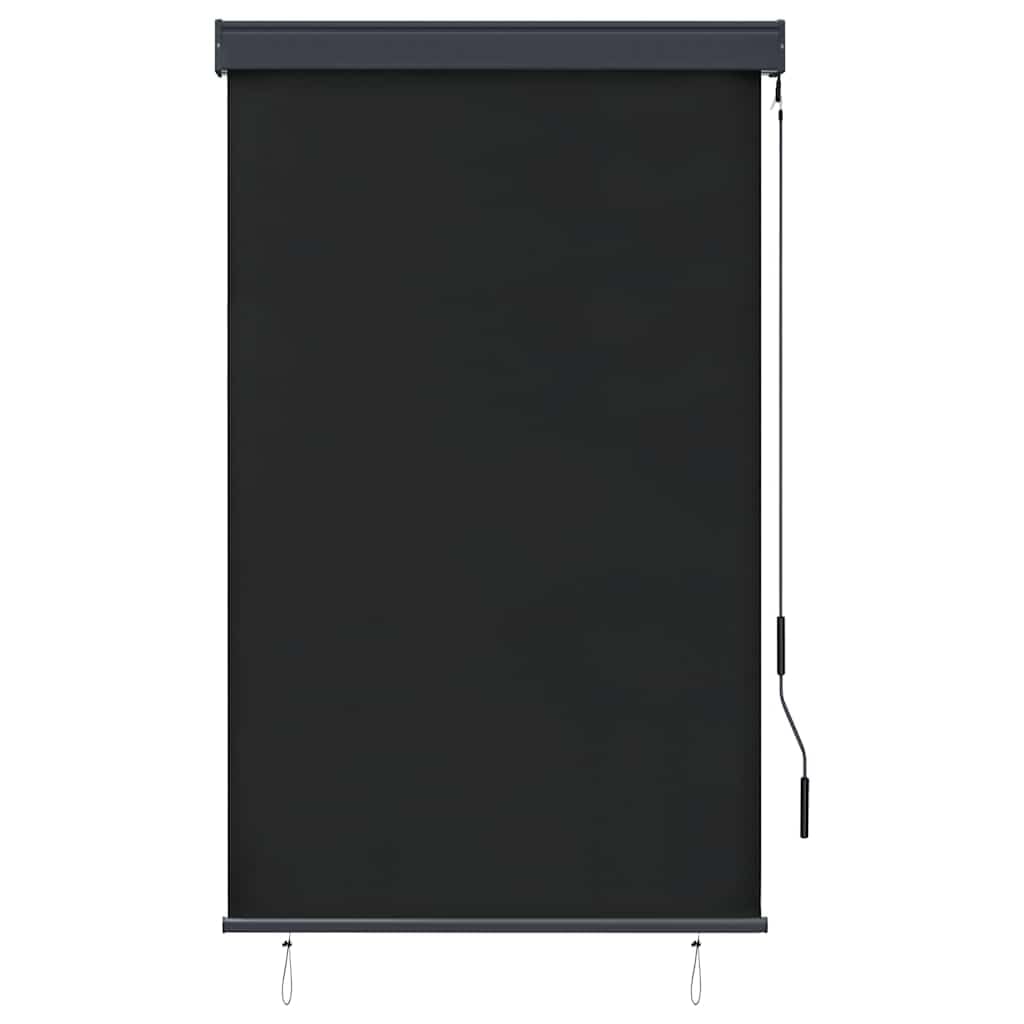 Generisch Außenrollo 100 x 250 cm Anthrazit,Heim Garten,Dekoration,Fensterdrapierung,Jalousien Rollos-145958