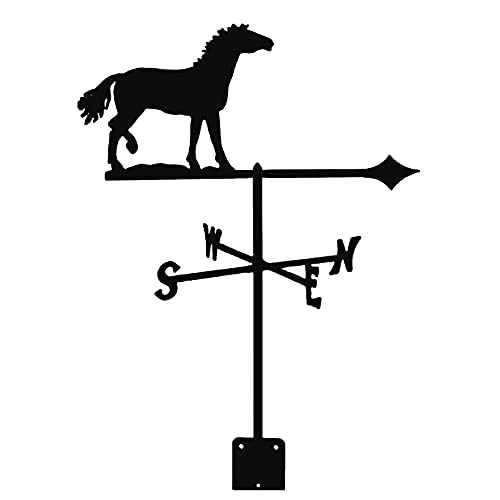 Girouette en métal pour savoir d'où vient le vent et embellir votre toit
