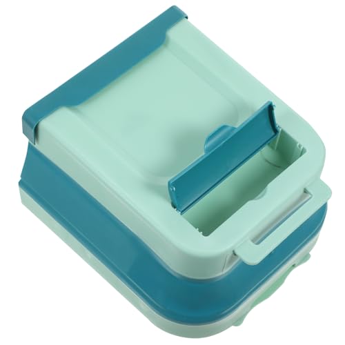 Basurero colgante plegable para cocina 7L verde