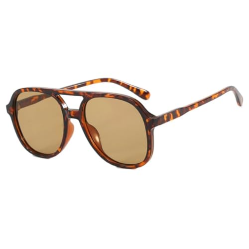 Lunettes de soleil rétro à double pont anti-éblouissement pour l'été