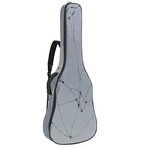Étui rembourré pour guitare acoustique classique Violet à pois, Multicolore 04, 42.9×16.9×4.7 in, Organiseur de sac - Les Beatles, Paul McCartney, John Lennon, RIngo Starr, George Harrison Étui rembourré pour guitare acoustique classique Violet à pois, Multicolore 04, 42.9x16.9x4.7 in, Organiseur de sac
