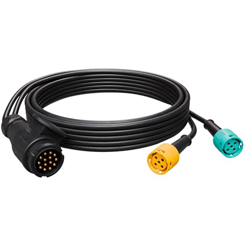 AUTOLIGHT 24 Kabelsatz für Anhänger 5 Meter 13-polig Anhängerbeleuchtung Rücklichter Kabelbaum mit Bajonettverbinder