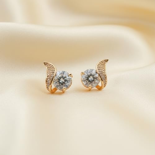 Image of Modern Dangle Earrings for Women | Chic Statement Earrings for Girls | Stylish Lightweight Fashion Jewelry for Casual, Party & Special Occasions
