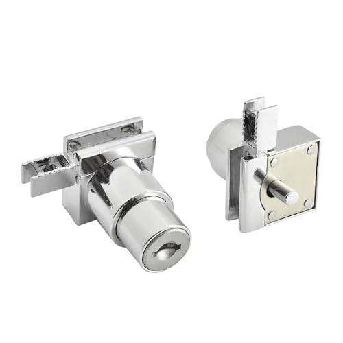 Serrure à glissière haut de gamme en alliage de zinc avec clé ciselée - 2