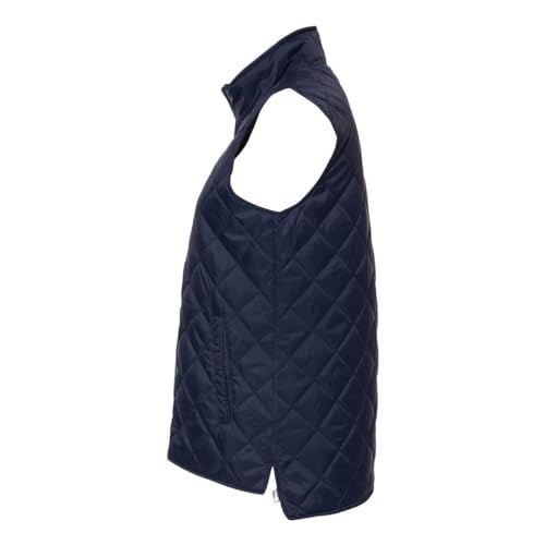Weatherproof Women's Vintage Diamond Quilted Vest S Navy3