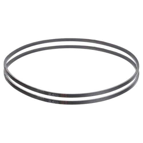 uxcell 2 Pcs 3L420 Classic Wrapped Rubber V-Belt, 42"(1067mm) Outside Circumference, 3L Profile V Belt 3/8" Width 7/32" Height