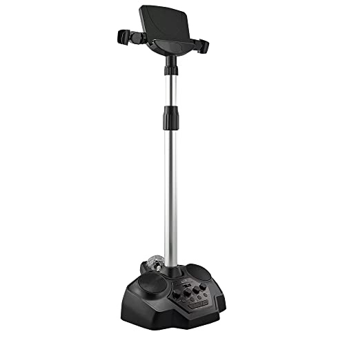 ilive ijbs90b karaoke singing stand bluetooth adjustable height includes 1 microphone