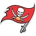 NFL Tampa Bay Buccaneers Perfect Cut Color Decal, Large/8 x 8, White