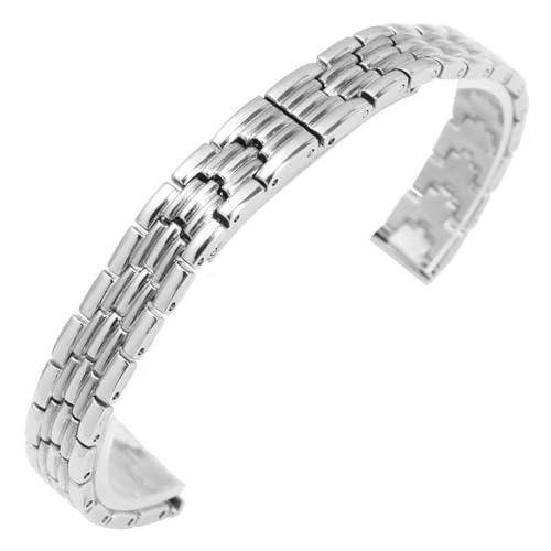 Bracelet de montre unisexe en acier inoxydable haut de gamme poli