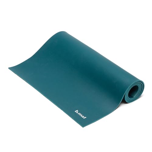 B Yoga Yogamatte B Mat Strong, Sport- und Fitnessmatte aus Naturkautschuk (Ocean Green, Maße: 180 cm x 66 cm x 0,6 cm; Gewicht: 2,2 kg)