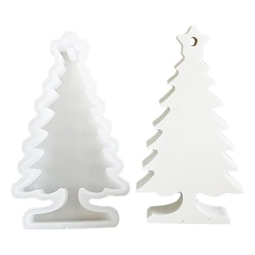 Molde de silicona para árbol de Navidad, forma de árbol de Navidad, resina para árbol de Navidad, moldes para candelabro, decoración del hogar, decoración del hogar, Navidad