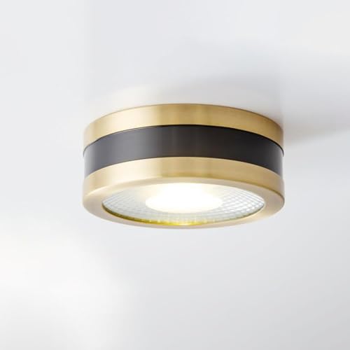 Modernos focos de techo redondos minimalistas LED para cocina, oficina, cafetería, ajustable, 3 W, 5 W, 7 W, 9 W, iluminación interior de cobre, 4000 K, luz neutra