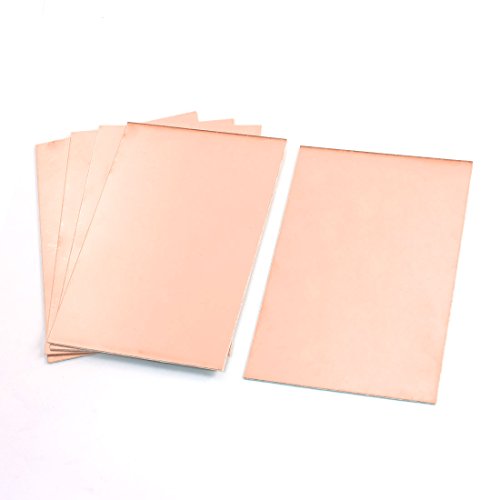 5 piezas placa de circuito impreso laminado de cobre FR4 100 x 70 mm miniatura 1