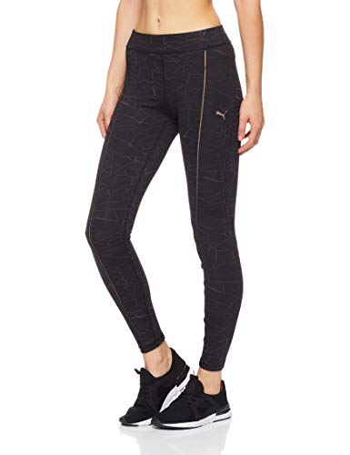 Preisvergleich Produktbild PUMA Damen Explosive Avow Night Tights, Black / Bronze Medal / Reflective, XL