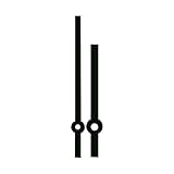 ✔ Material: Aluminium, lackiert - Farbe: Schwarz - Zeigerlänge: Minutenzeiger (60mm); Stundenzeiger (43mm) - Zeigerbuchsen- (Loch-) Maße: Minutenzeiger (2,8 x 3,5 mm); Stundenzeiger (Ø 5,0 mm)